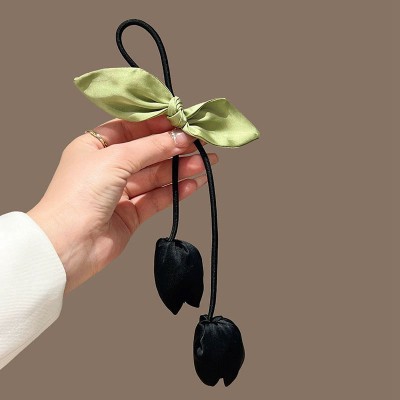 Tulip Bow Hair Tie 🌷